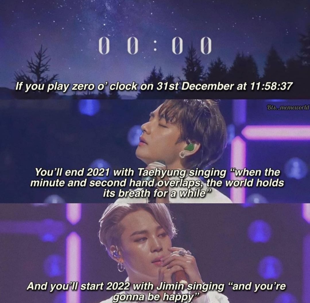 ac_jaina's tweet photo. 00:00 zero oโclock ~
And youโre gonna be happy โก
2022 with BTS
#welcome2022
#2022WithBTS https://t.co/pVrqy5jrzx