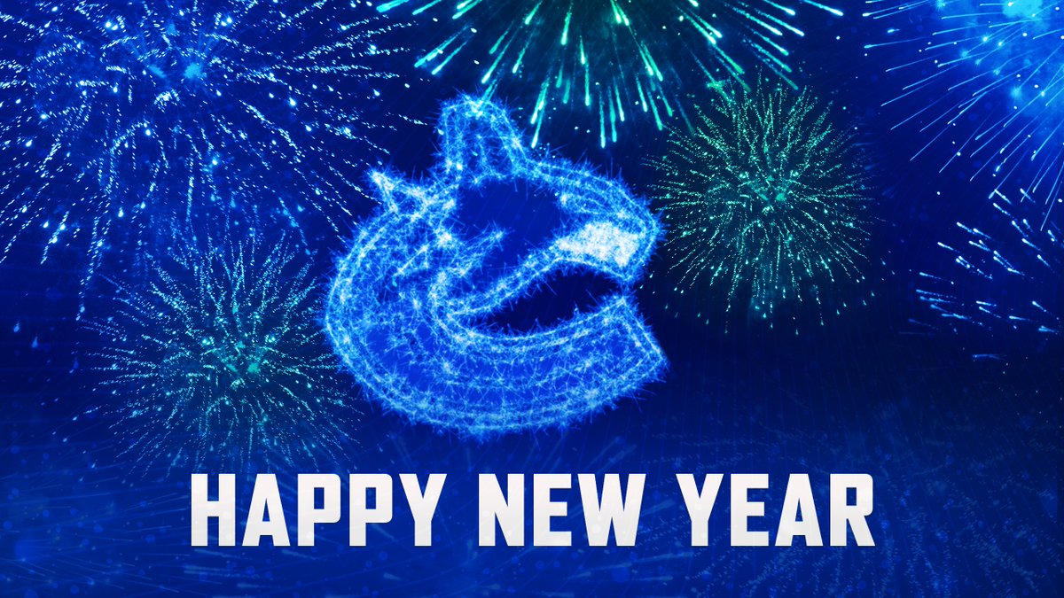 Happy New Year to all #Canucks fans! 🎉
