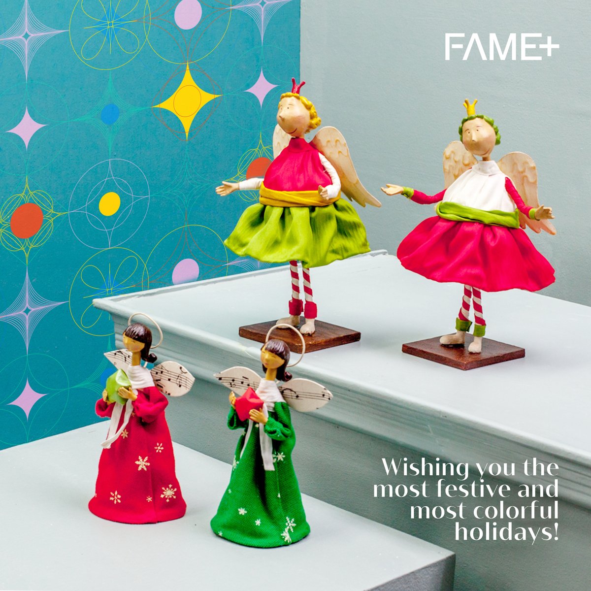 TheManilaFAME's tweet photo. The #ManilaFAME team wishes you the most festive, fun, and optimistic holidays! While things are slowly but surely looking up, may your celebrations be filled with hope, optimism, and color as we say hello to a new year. Together, let's celebrate the best of Philippine design! ✨ https://t.co/09R4TojXyN