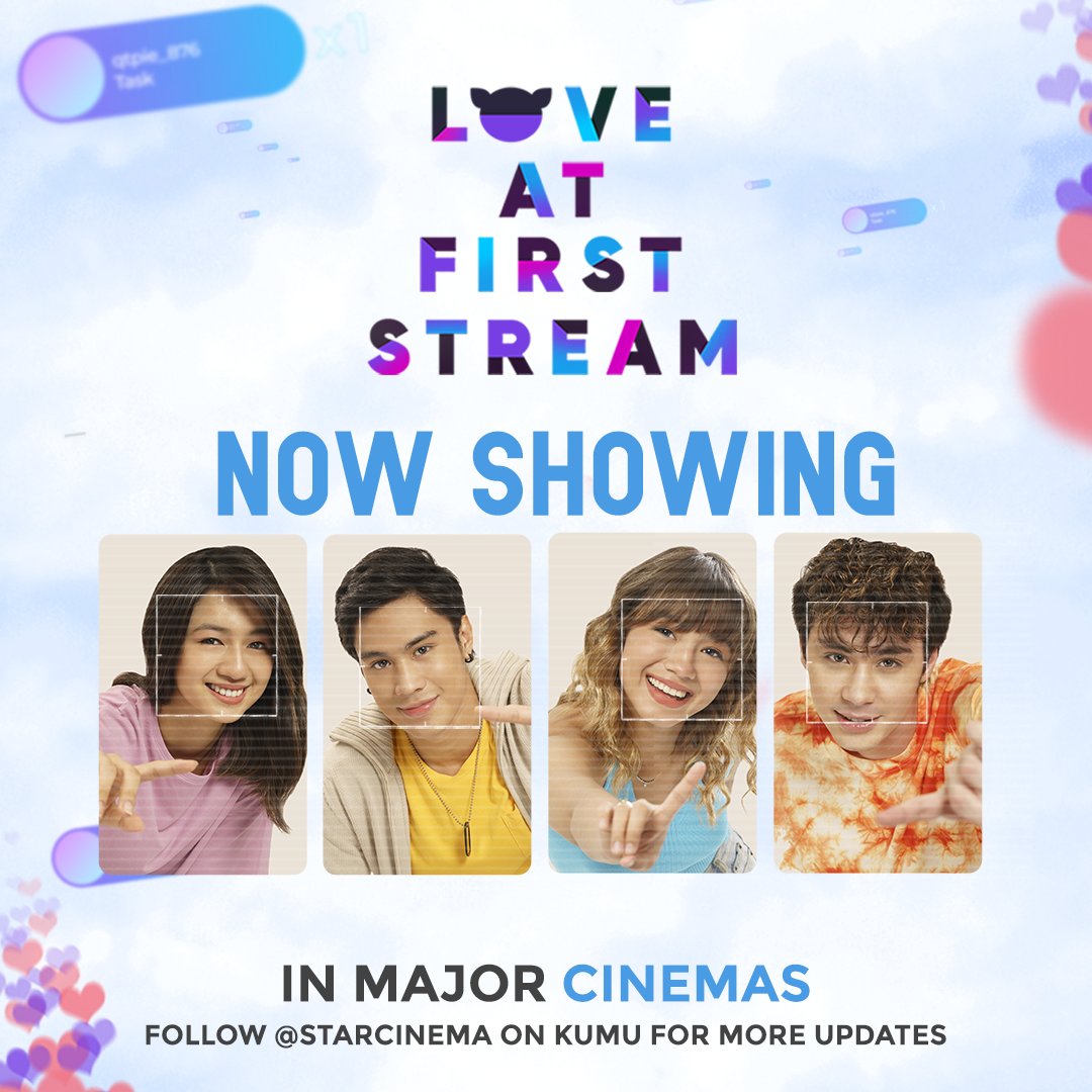 kumuPH's tweet photo. #LoveAtFirstStream NOW SHOWING! 🤩  Family, friends, kapitbahay, co-host sa streams, fellow kumunizens, pati ka-virtual date mo, SAMA ALL at manood na! 💜 #LAFSonkumu #LAFSMMFF https://t.co/xOTM3JRs4d