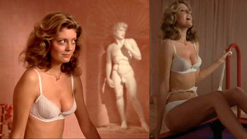 Susan Sarandon in The Rocky Horror Picture Show, vanilla and kinky. 