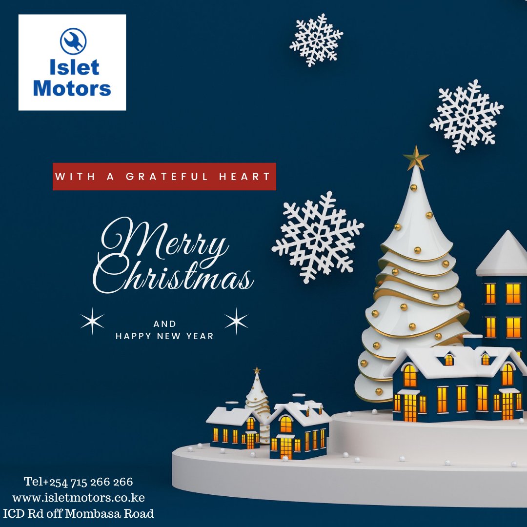 In the spirit of team work, Islet Motors wishes you a Merry Christmas.
Your one-stop workshop!
Have a Merry Christmas