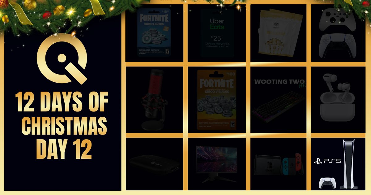 RichHomiesQuinn's 12 Days Of Christmas FINAL DAY
Day 12 - PlayStation 5 w/ Year Membership
To enter:
Follow <a href="/RichHomieQu1nnn/">Xen Quinn</a> <a href="/TheRichHomies/">TheRichHomies</a>
Retweet ♻️
Winner Drawn in 24 Hours GL and Happy Holidays