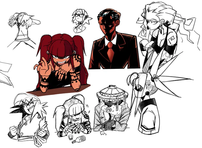chrimbus eve doodles 