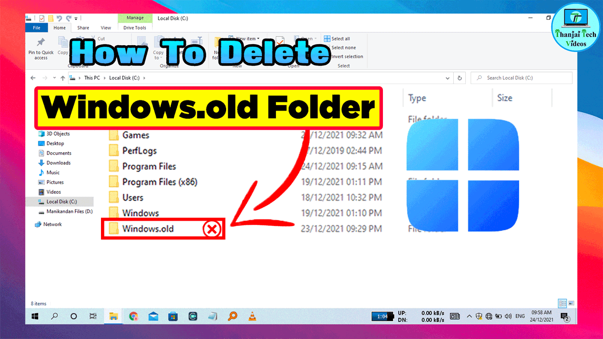 TheManikandanG's tweet photo. How To Delete Windows.old Folder From Windows 10 || Thanjai Tech Videos
Watch:https://t.co/zN9mJKLGJu
#ThanjaiTech #ThanjaiTechVideos https://t.co/zFpHOFgeCz