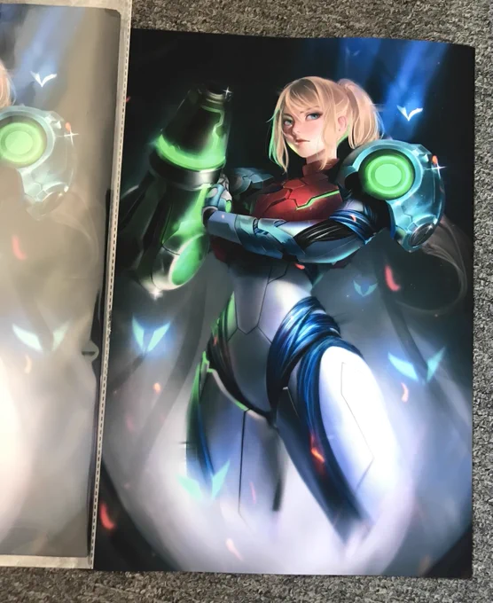 The Samus print colors came out so good 👁️ 