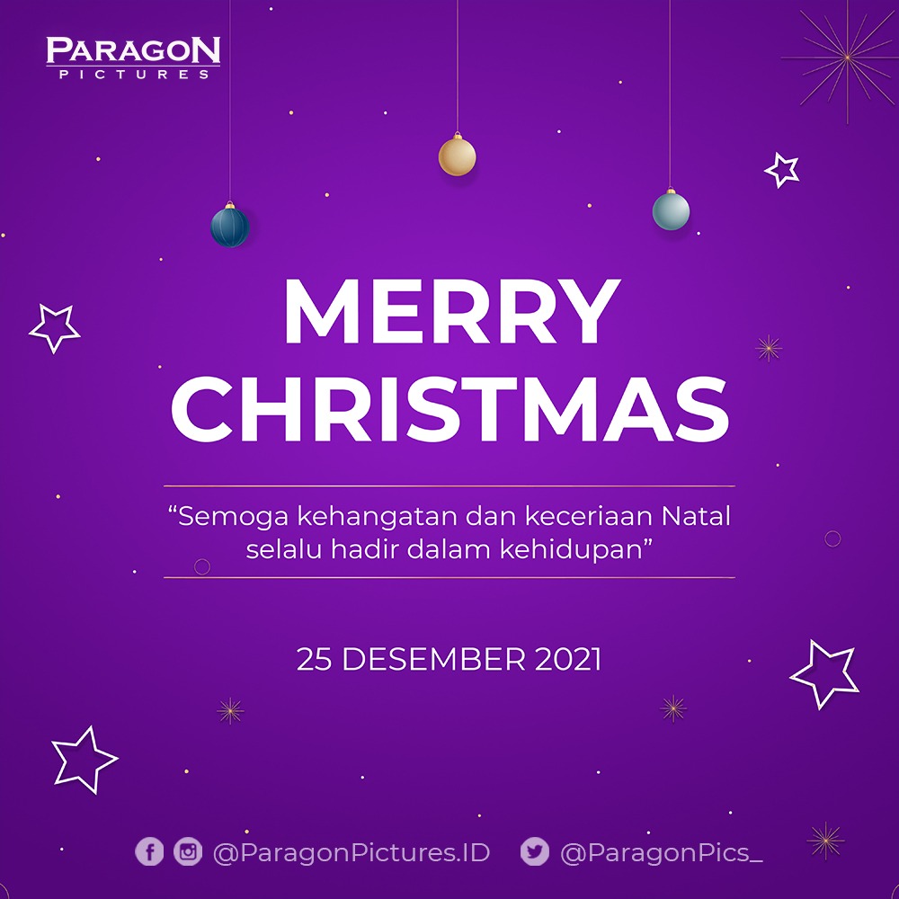 paragonpics_'s tweet photo. Selamat merayakan Natal semua! Semoga kehangatan dan keceriaan Natal selalu menyertai kehidupan kita.

Damai di bumi, damai di hati.

#ParagonPictures #FilmBackstage #LosmenBuBroto #Natal2021 #MerryChristmas https://t.co/RMprjZzeBc