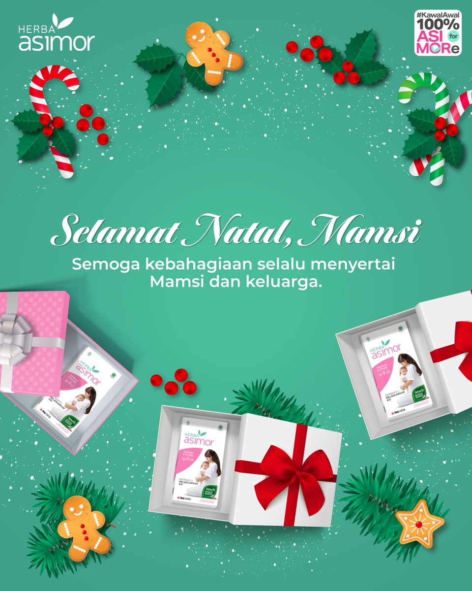 asimor_id's tweet photo. Selamat hari Natal, Mamsii.
Semoga Mamsi dan keluarga selalu mendapat perlindungan dan keberkahan yaaa.

Dan, selamat menambah momen menyenangkan bersama si Kecil dan keluarga tentunya!! https://t.co/nVTURFr7Oc