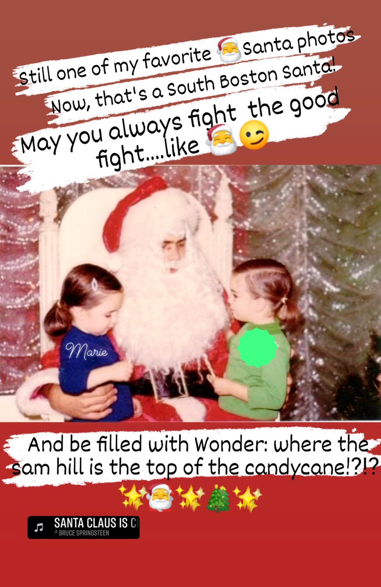 RosewinProds's tweet photo. ✨🎅✨🎄✨ #SouthBostonSanta  #MerryChristmasEve That time Santa told me to always remember to Fight The Good Fight! 😯🎅😉
#SouthBostonChristmas #SouthBostonJustice #SantaClaus #SantaClausIsComingToTown #SantaPhotos #MarieFlaherty #Southie #MerryChristmas https://t.co/hqjRMbiZhQ