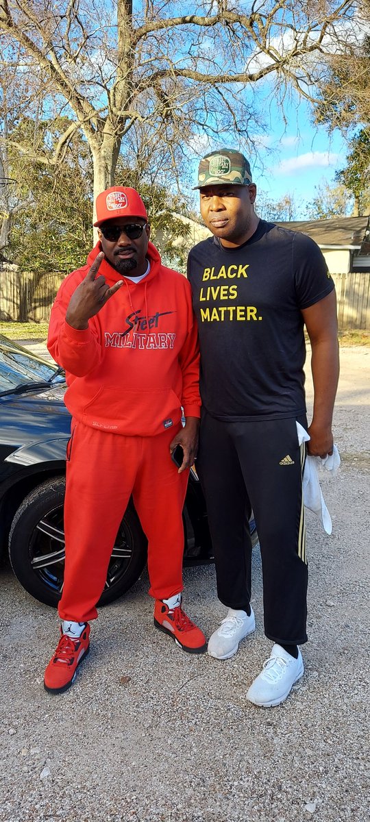 The_Herb_Baker's tweet photo. Official @streetmilitary_ gear on deck!!! - #RIPNutt #KillaKlan #FreePharoah #MoCity #SouthPark #TrinityGardens #1stOption https://t.co/8I983pFNmM
