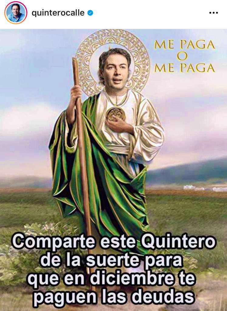 JuankTamayo's tweet photo. Féliz Navidad 🎄 @QuinteroCalle. ¿Si ve el poder de nosotros los #pelagatos ? Así sí funciona la democracia. ¿Qué se siente ser el peor alcalde en la historia de Medellín para que lo revoquen? Nos paga o nos paga. #poderpaisa https://t.co/upS9DE7mEN