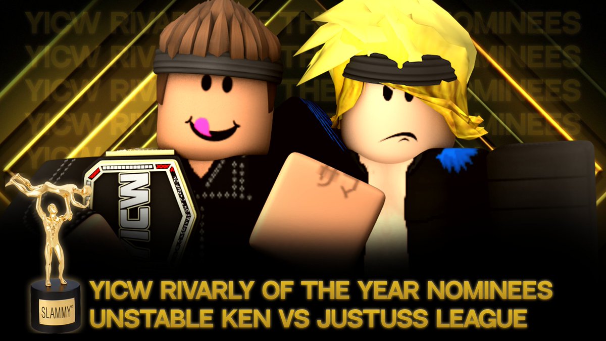 YICWNetwork's tweet photo. YICW Rivalry of 2021 Nominees!

@UnstableKenRBLX vs @JustussLeagueYG 
#JoshRhodes vs @xRudyIX 
@TheCaileyCross vs @DodoOmegamanX &amp; @77Zenxs 
@ChrisApoth vs @gog_real 

Who DESERVES this Slammy Award?

#YICWSlammyAwards2021 https://t.co/y5bjdABw3F