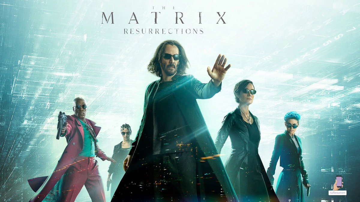 turesumendiario's tweet photo. #MatrixResurections llegó con gran expectativa a las salas de cine y HBO Max; una de las películas más icónicas del género acción de los últimos tiempos, y una de las sagas más amadas de Hollywood, con el elenco original de #KeanuReeves y #CarrieAnnMoss. https://t.co/p9G6nhr0Yq https://t.co/P65GLepv7w