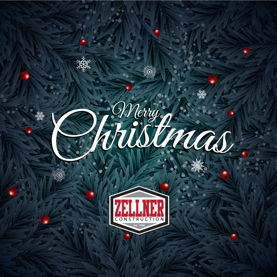 From all of us at Zellner Construction, we wish you a Merry Christmas! We hope you have a safe and wonderful holiday.

#MerryChristmas #HappyHolidays