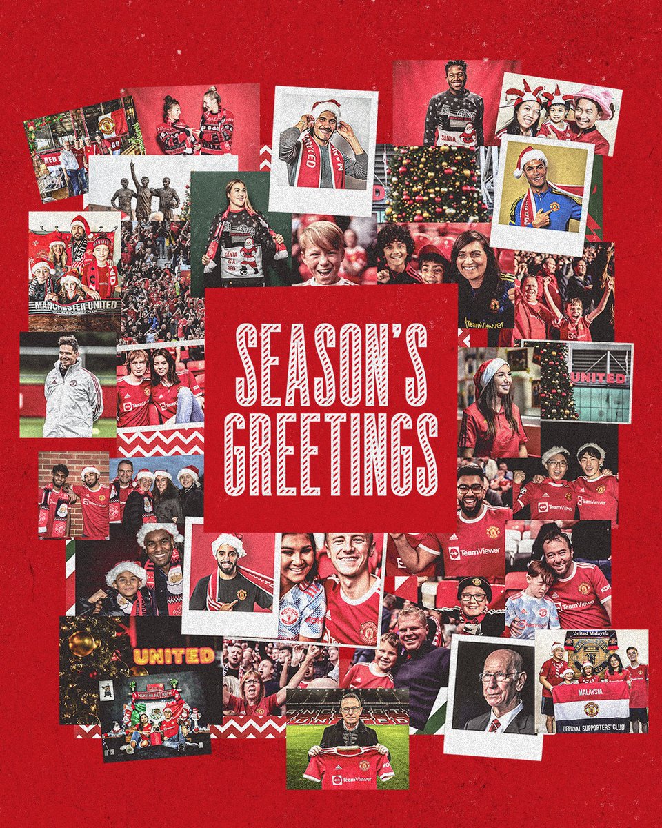 ManUtd's tweet photo. Merry Christmas, Reds! 🎅❤️

#MUFC | #Christmas https://t.co/nfvEEK6WML