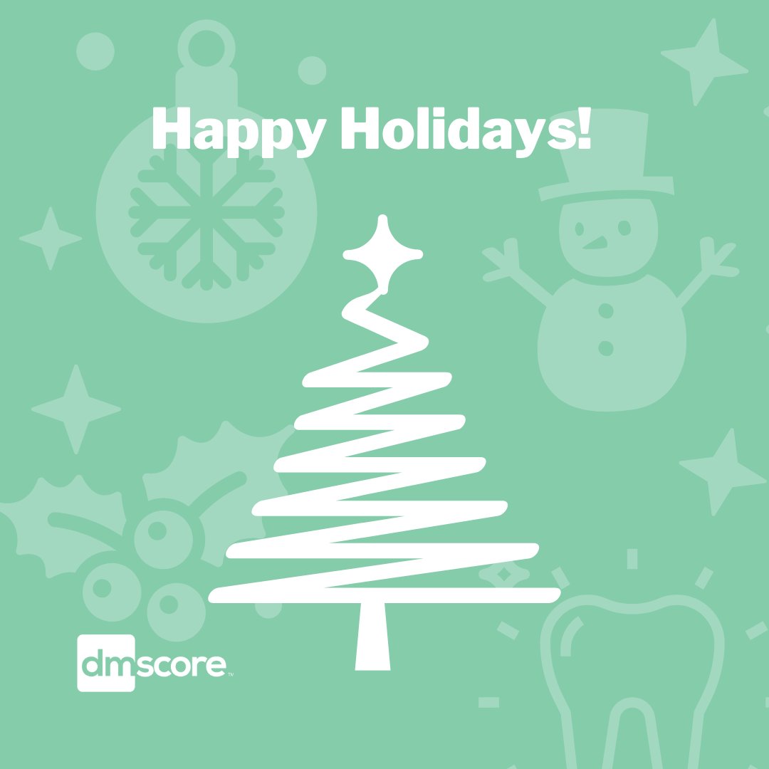 Happy Holidays! 🎄

Wishing you and your dental team the best!

#dmscore #dental