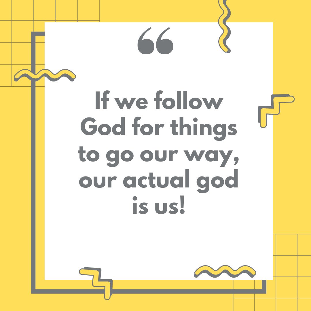 agodshift's tweet photo. Let that sink in for a minute...

Do you follow God for what you want for YOU or because of what GOD wants for you?

Do you follow Him simply for what He has in His hands or for His hand?

Who is god in your life? https://t.co/ZNNIVBSR3E