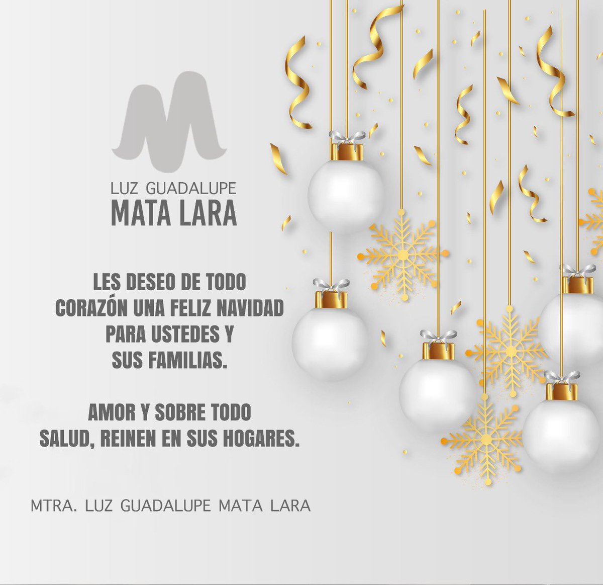 LuzGuadalupeMa2's tweet photo. Con mucho cariño les deseo una Feliz navidad !! https://t.co/jIqHOusky1