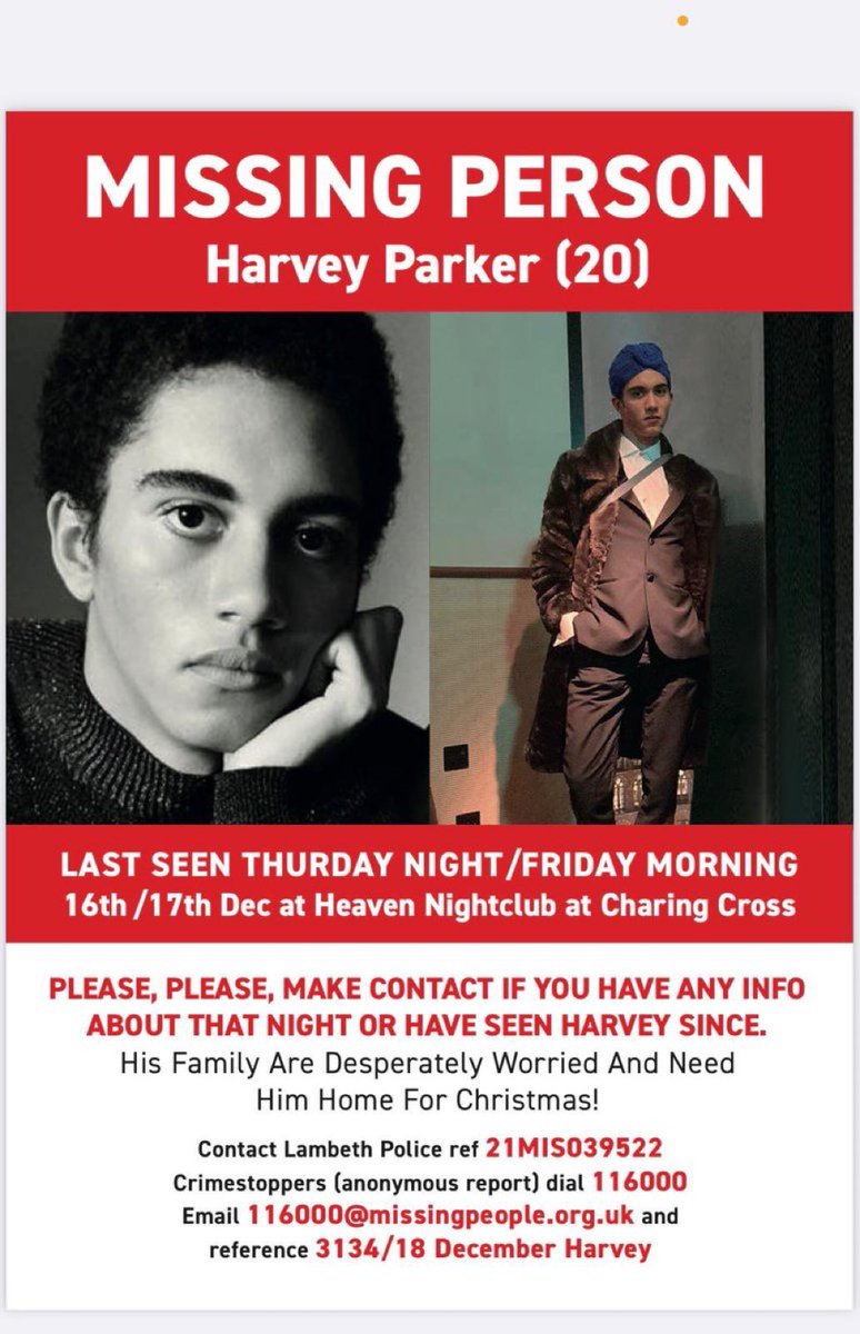 #FindHarvey #HarveyParker