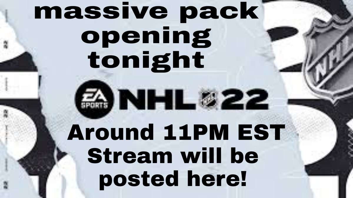 Hello everyone I'll be doing a large pack opening tonight around 11PM EST stream will be posted here at 10:45 Tune in and wish me luck