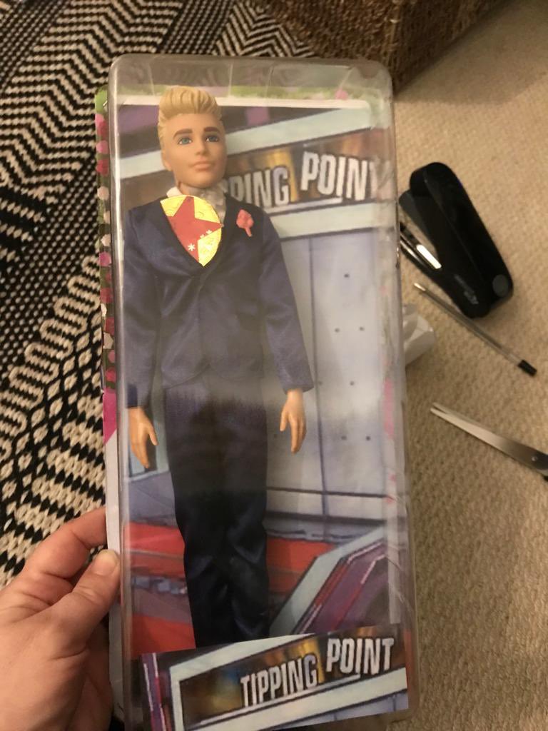 realisluc's tweet photo. Is anyone else up at 11 clock on Christmas Eve making an @benshephard doll because their little boy is obsessed with #tippingpoint #allhesaskedforchristmas https://t.co/POWeZlgIH6