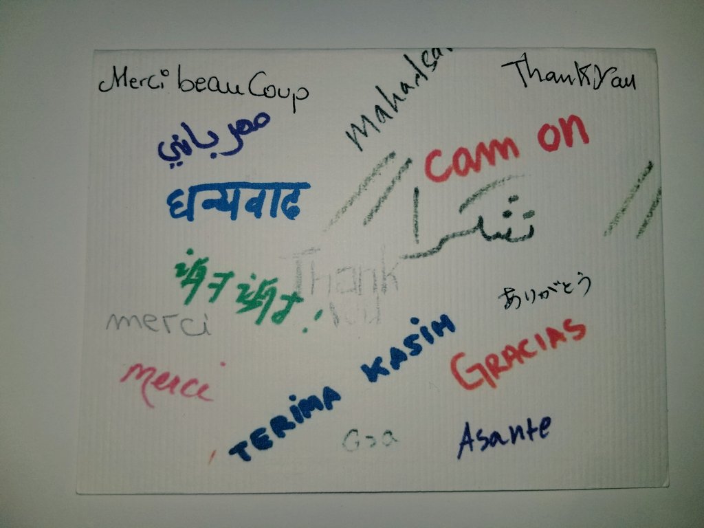 MarjanJahaniMD's tweet photo. This made my day. Signed by students From Lincoln Community Center Adult Basic Education in Mankato. Thanks for letting me to be part of your education. #CommunityMedicine #ImmigrationHealth #AdultEducation #FMRevolution @FamMedMankato https://t.co/03qXQawYIW