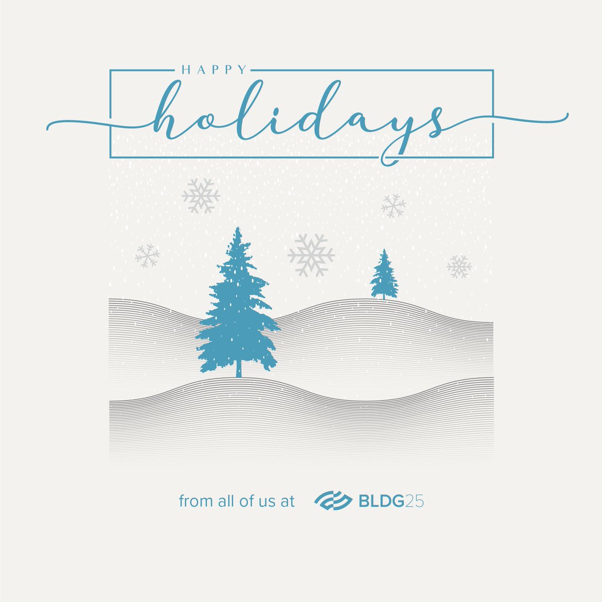 BLDG25's tweet photo. BLDG25 wishes you a joyful holiday season! https://t.co/b2HBAvArAk