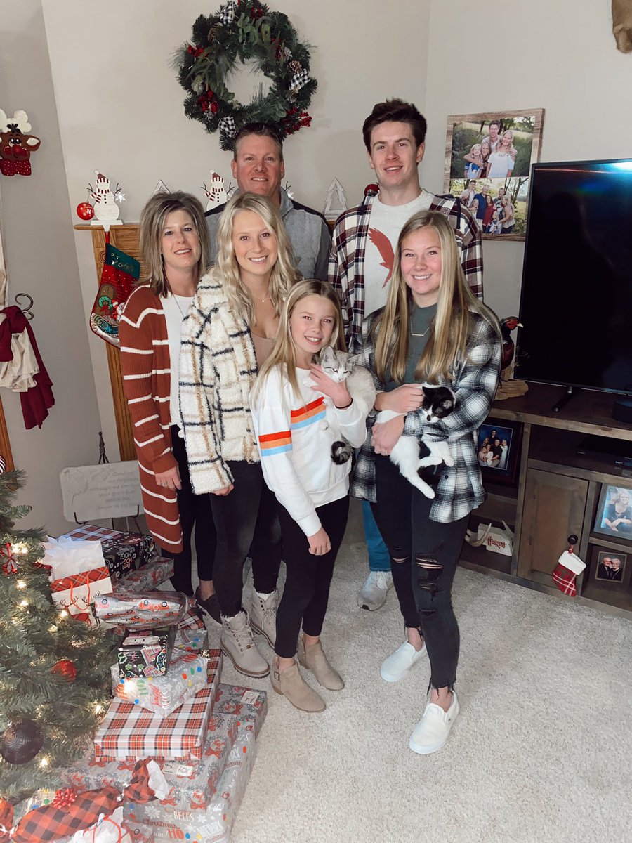 Todda29's tweet photo. Merry Christmas from the Adam’s! Mr. Shirley cut out cards this year, this is the best you get🎄🎁 https://t.co/Fi26WCkq21