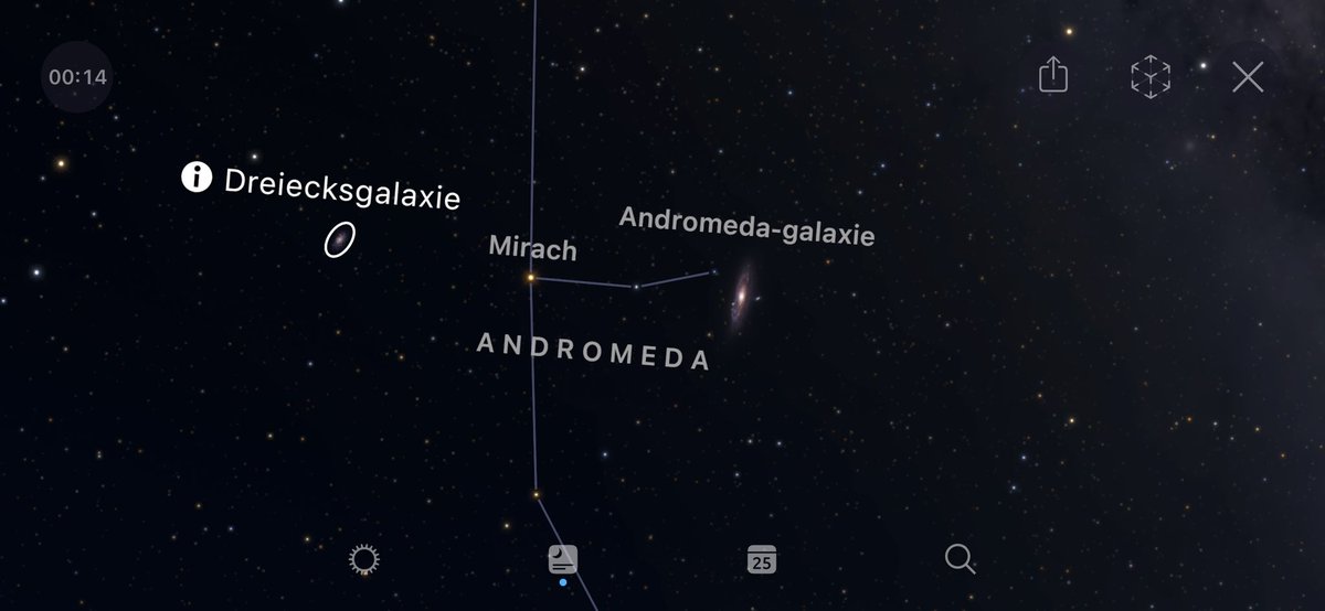 ArwedK's tweet photo. The #nightmode photos with my #iPhone13Pro of the #nightsky(@FifthStarLabs) over #Darchau at #Elbe river.
You can even see the #AndromedaGalaxy(#M31)+ the #TriangulumGalaxy(#M33). One thinks about, what unbelievable kind of photos @NASAHubble 🙌🏻 + finally @ESA_Webb can give us. https://t.co/w30wZa8Ca1