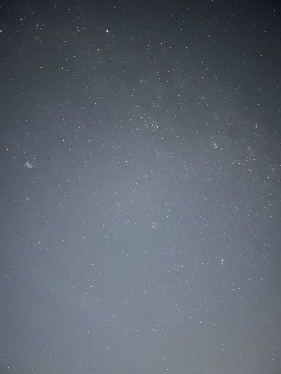 ArwedK's tweet photo. The #nightmode photos with my #iPhone13Pro of the #nightsky(@FifthStarLabs) over #Darchau at #Elbe river.
You can even see the #AndromedaGalaxy(#M31)+ the #TriangulumGalaxy(#M33). One thinks about, what unbelievable kind of photos @NASAHubble 🙌🏻 + finally @ESA_Webb can give us. https://t.co/w30wZa8Ca1