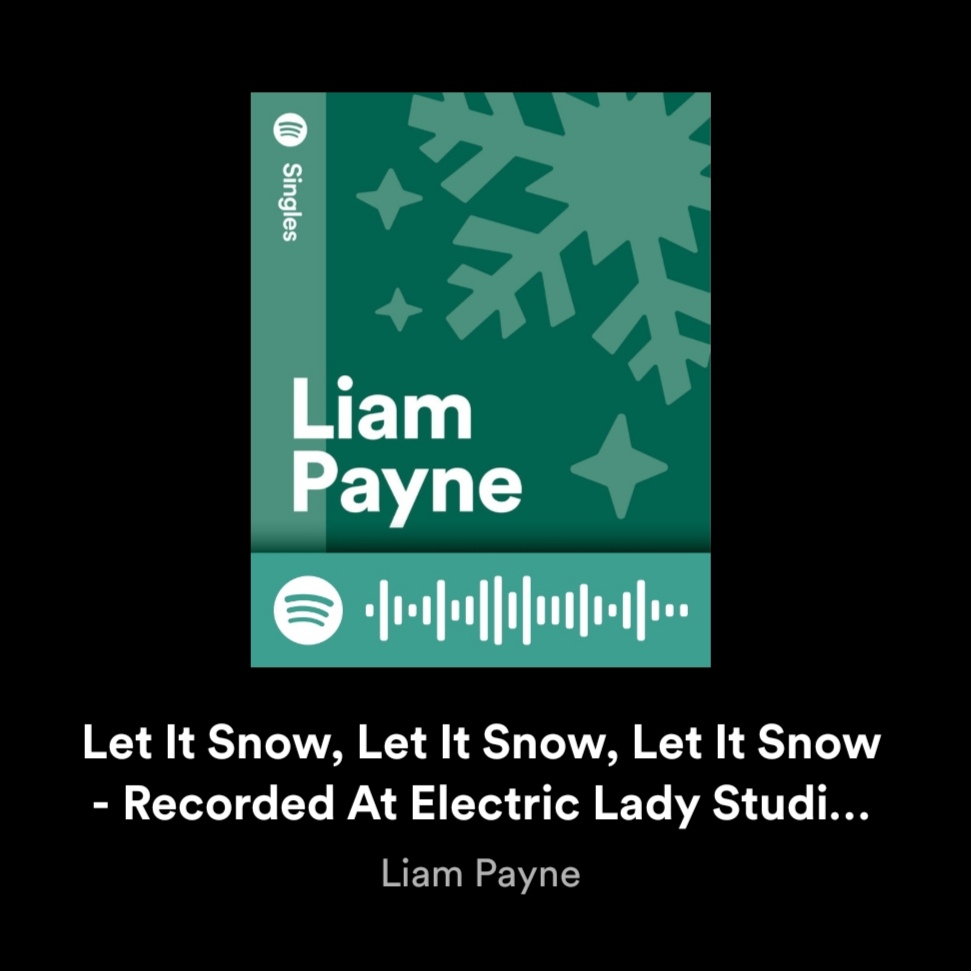 LiamPayneMx's tweet photo. Canciones navideñas de Liam para escuchar esta noche ☃️🎄

(También dejamos el perfil de Spotify) https://t.co/qx8ReRP5GZ