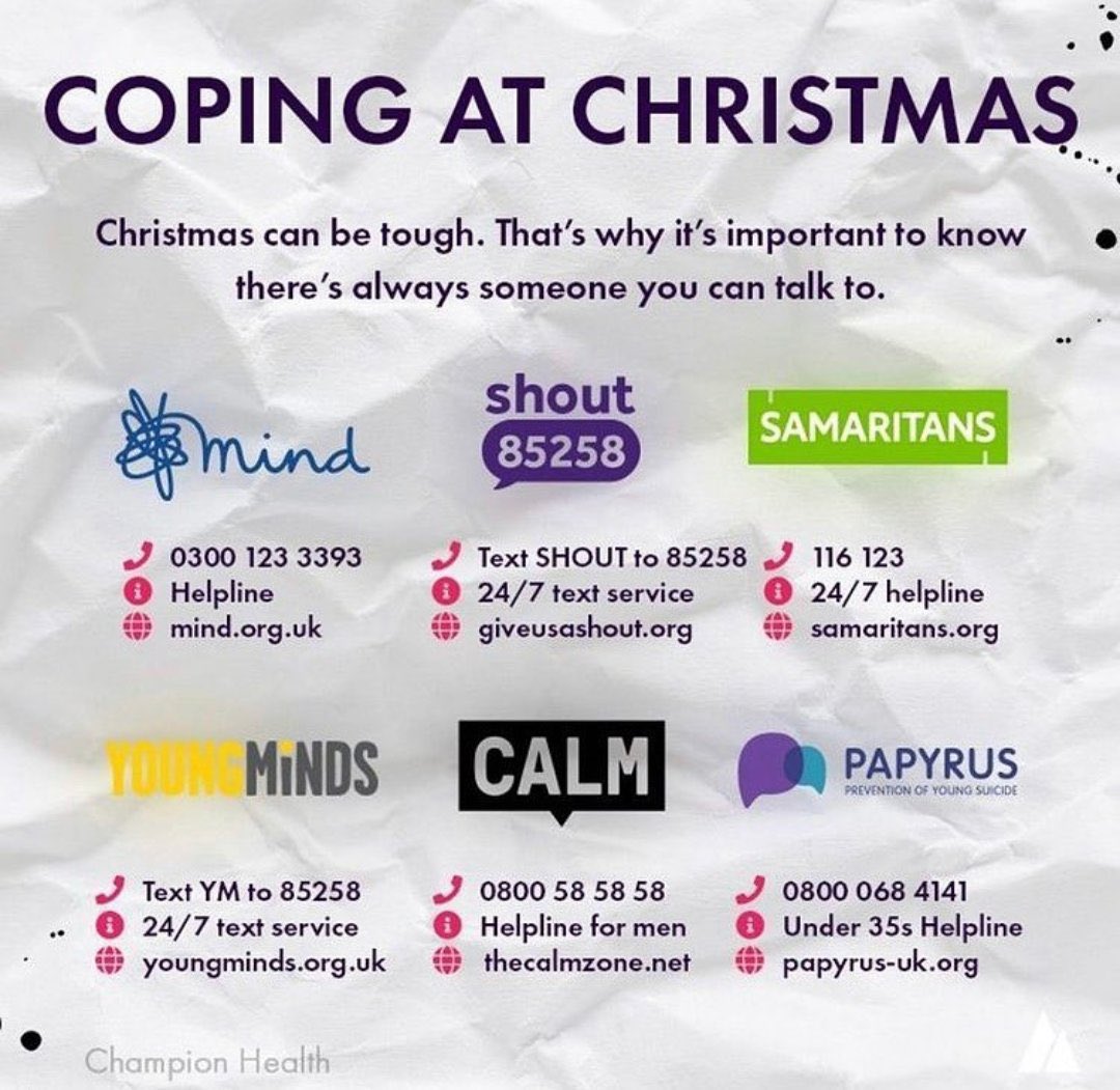 Please RT… #JoinIn Thinking of those who find this time of year a challenge xxx #copingatchristmas