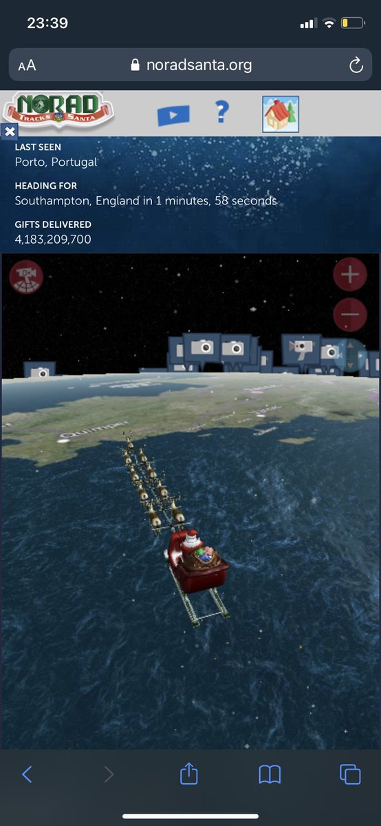 Am I tracking Santa as a full grown adult drinking a Cosmopolitan, and completely expecting Santa to turn up in my living room?

Yes I am 🍸