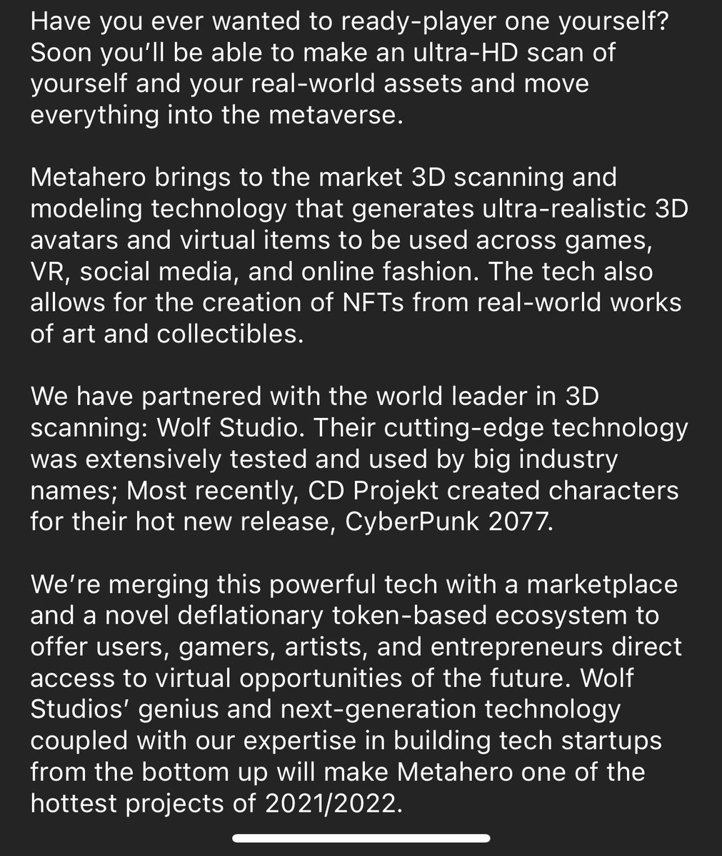 jstrad44's tweet photo. @AltcoinDailyio $HERO 🚀 https://t.co/geq2DuyEdz