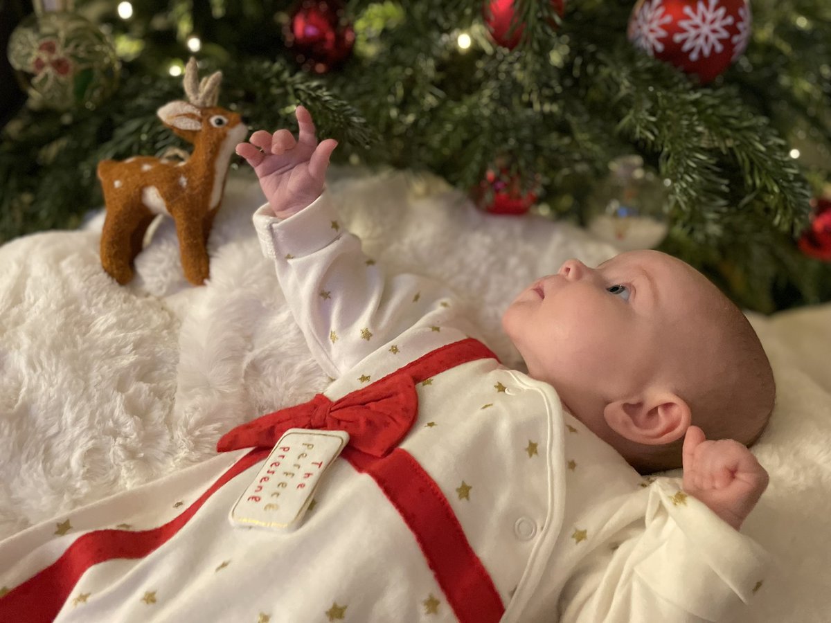 This time last year you seemed like an impossible dream, this year here you are. The only Christmas present I need ❤️🎁 Thinking of those still waiting and hoping 2022 is your year #alliwantforchristmasisyou