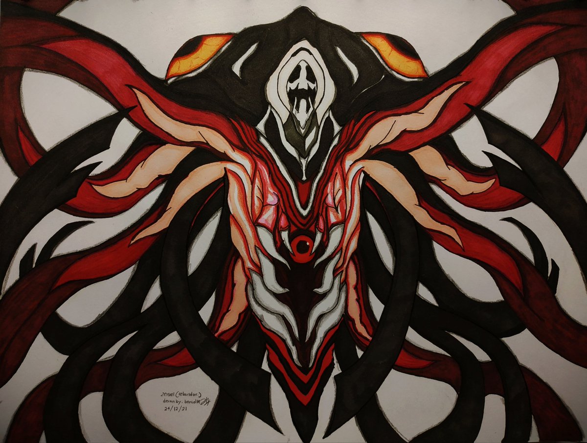 jojotheband's tweet photo. Merry Christmas Everyone! I did a piece on Zeruel as it appeared in Evangelion 2.0. Happy holidays and cheers!
#エヴァ
#Art
#Zeruel
#Evangelion https://t.co/9EIehN2C7P