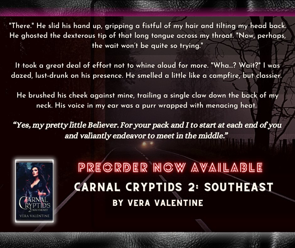 VeraValAuthor's tweet photo. Merry Christmas, happy #MonsterFuckerFriday have a sneak peek at my forthcoming #MonsterSmut :)
https://t.co/JUYu9NG2un
#Monsterfucker #CarnalCryptids #MonsterRomance #MonsterRH #ReverseHarem #ReverseHaremBooks #WhyChoose #MM #Queer https://t.co/Z0gx4HhOKK