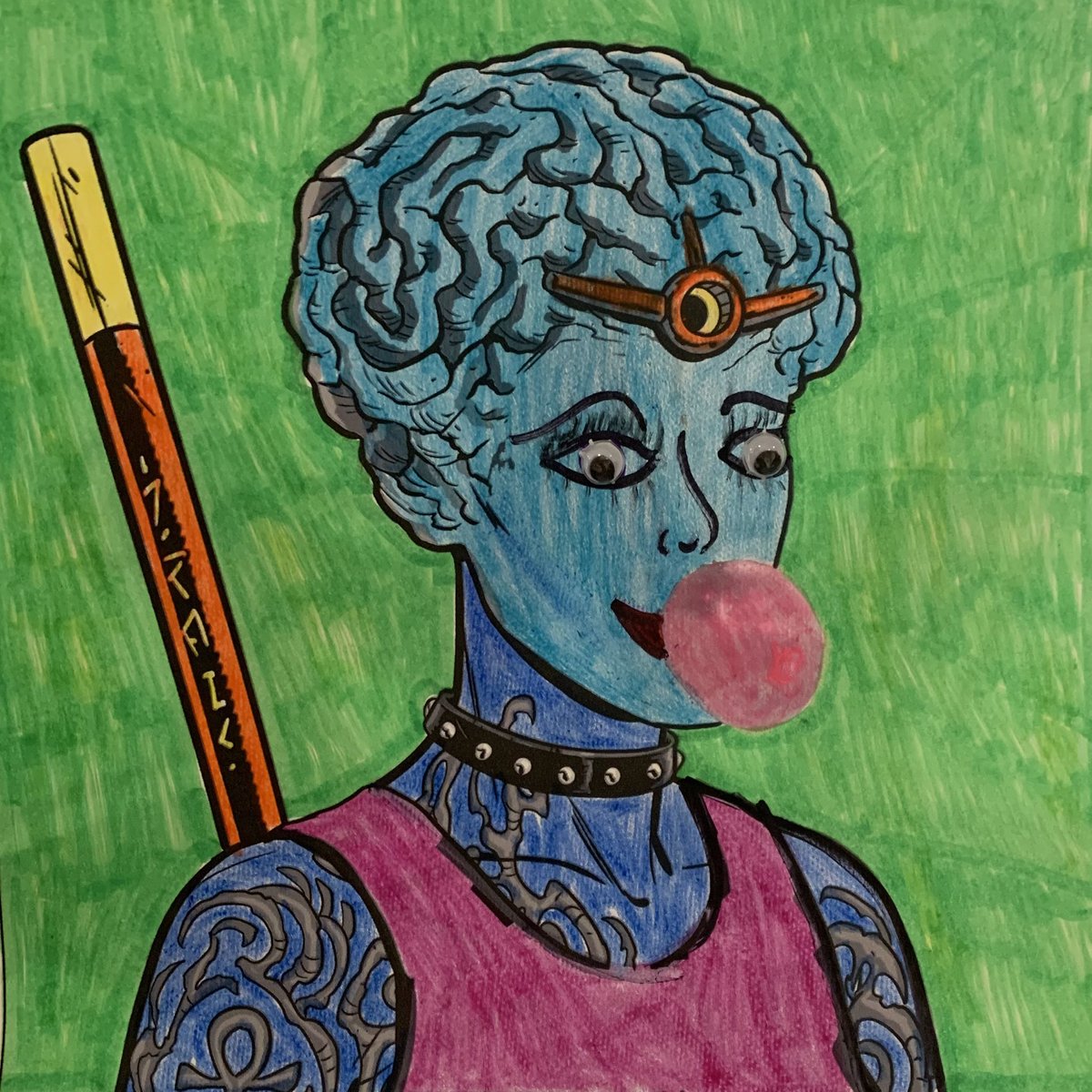 MoskowMamma's tweet photo. If you think her eyes are following you, you’re right.
#looksrare #adultcoloring #coloringwithkids @chriswahl73 @MetaHero_ https://t.co/4EvaKnJ75p