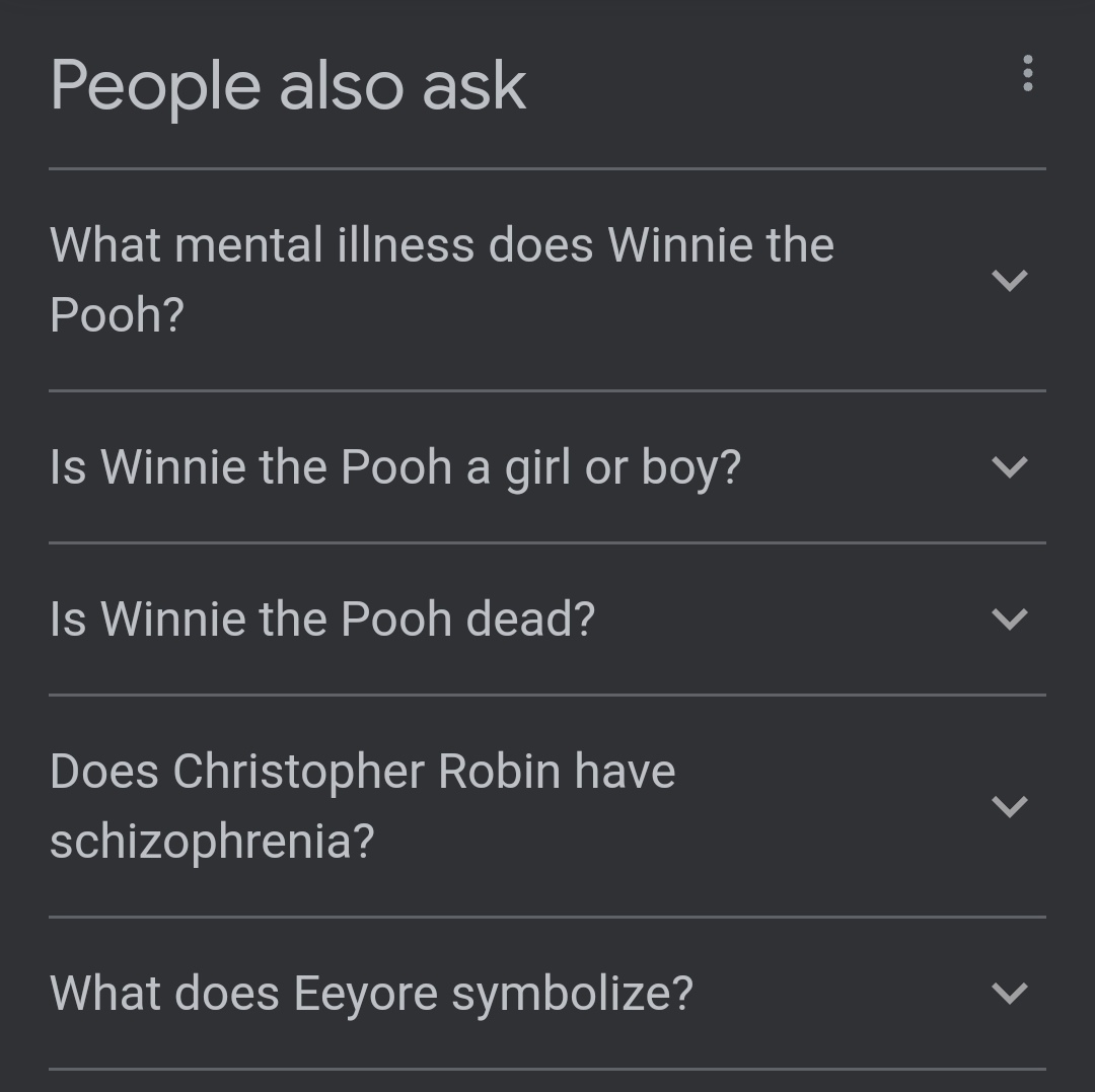 Googling about Winnie the Pooh entering the public domain in the US and Jesus Christ guys