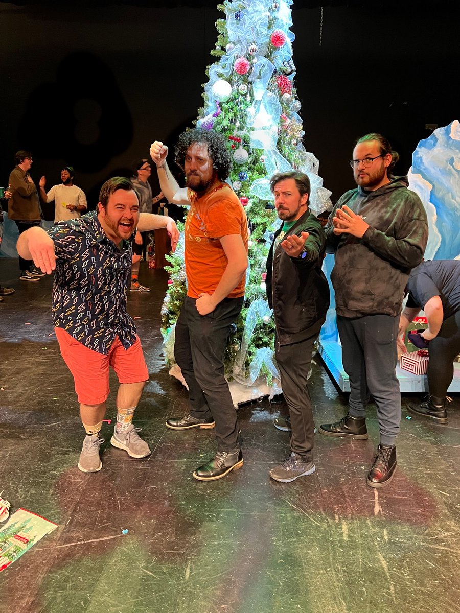 D8Fate's tweet photo. Happy Holidays! From our party to yours!! #ChristmasEve #ad8withfate #dnd #dungeonsanddragons #druid #fighter #monk #dungeonmaster https://t.co/4QnR2wwdlI