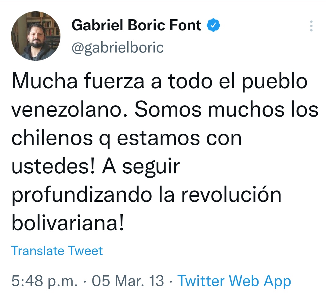 ChilePOLINC's tweet photo. Cagarlas y pedir disculpas no sirve cuando ya haces el daño y apoyas dictaduras como en Venezuela que han emigrado más de 5 millones de personas, 330mil han muerto de manera violenta en 20 años, tiene una hiperinflación y mantiene al 95% de la población sumida en la pobreza. https://t.co/hXXr6TKO9c