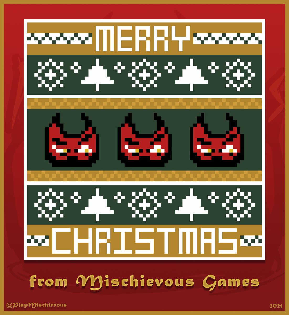 PlayMischievous's tweet photo. Merry Christmas from all of us at #MischievousGames! Wishing everyone a happy festive season and all the best for the new year ahead 🎄🥂 https://t.co/SlZhvQBmdN