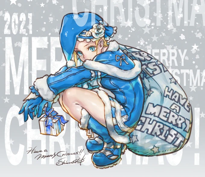 今年もメリークリスマス!#パズドラ #一見してノアなんだってわかる人がこの世に何人いるのだろうか? 