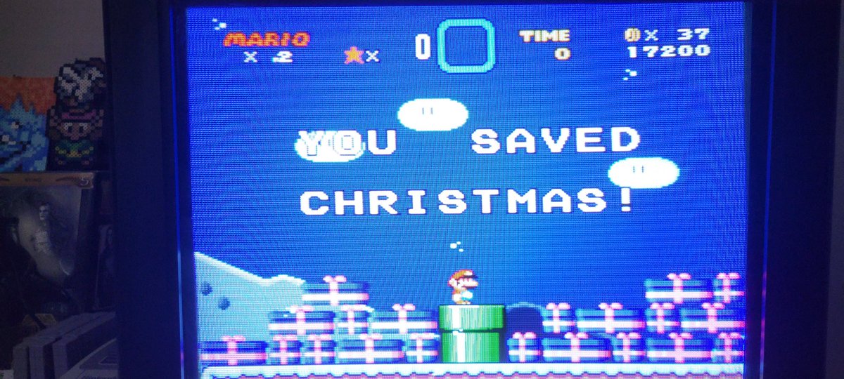 Crypt_Kiddie's tweet image. Mario saved Christmas #StillPlayingThoseClassics #ChristmasIsland #MarioMarioMarioMarioMarioMarioMarioMarioMario