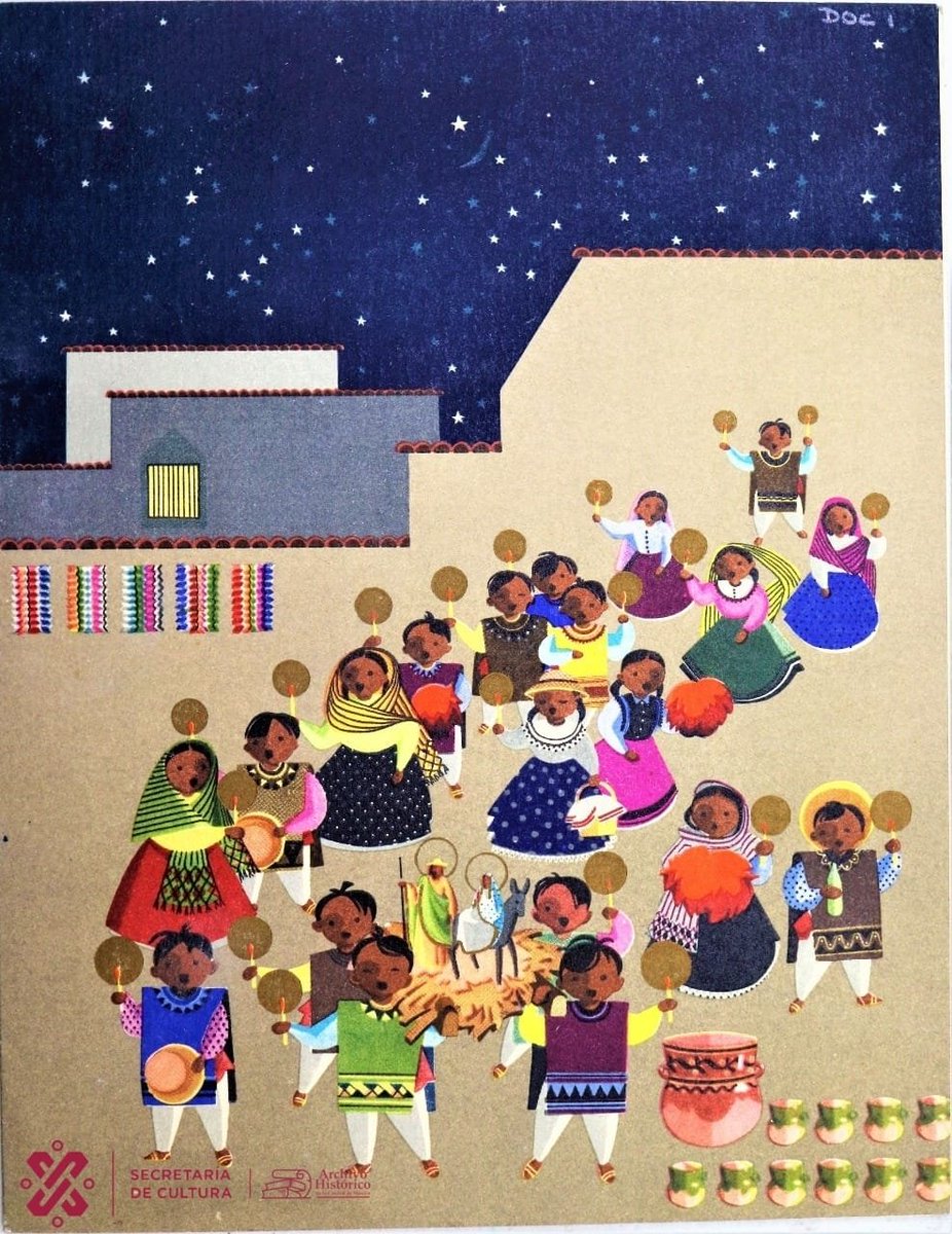 Esperamos disfrutes en compañía de tus seres queridos esta fecha tan especial. ✨🎄🪅🎆

Te compartimos una hermosa tarjeta navideña de nuestro extraordinario acervo. Fue emitida en 1951 por el Banco de México.

📌AHCM, Esperanza Iris, caja 5, expediente 7, documento 1.