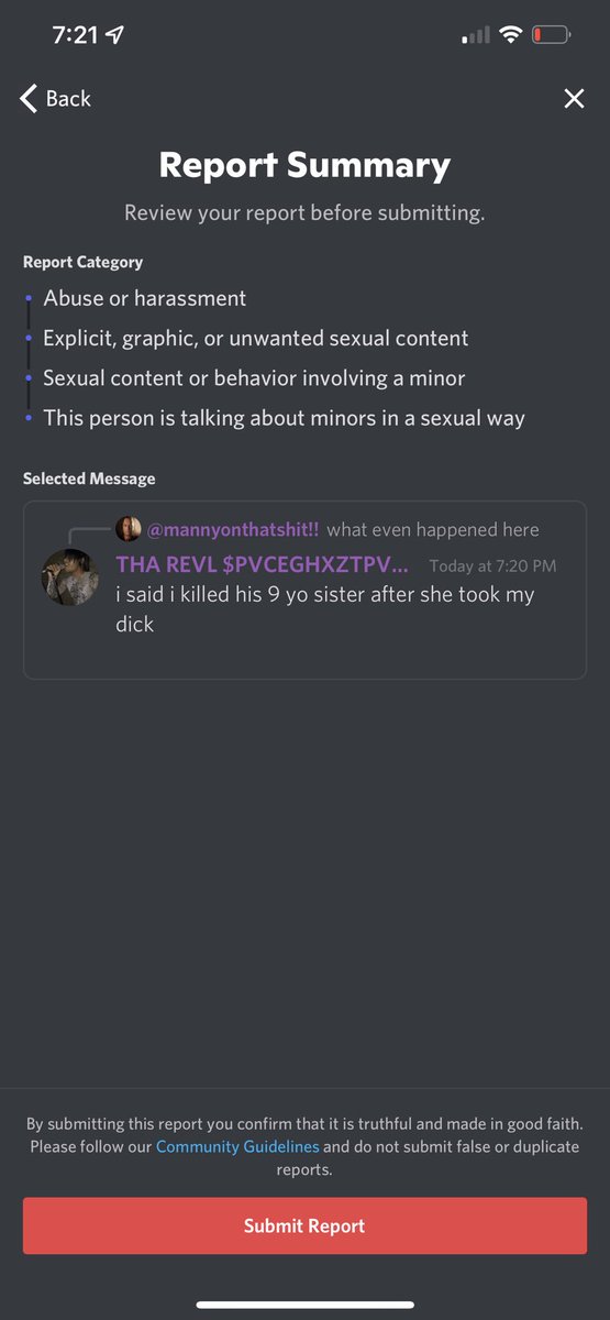 PASTIVITY's tweet photo. So this fuck think this shit funny on discord @discord @notbobbalam https://t.co/zk6Qr15AKS