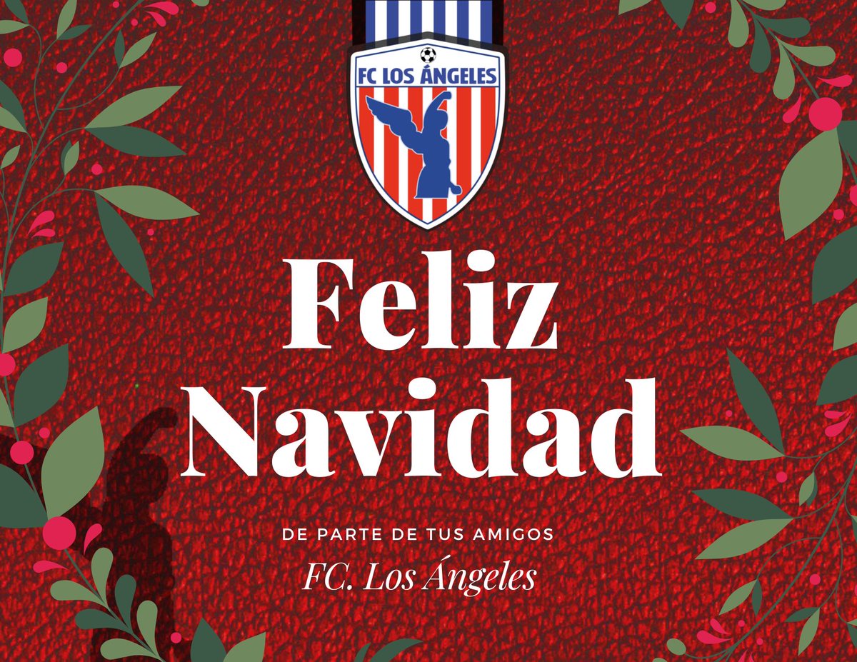 FCLosAngelesMx's tweet photo. FC. Los Ángeles.... desea a todos ustedes una Feliz Navidad, que sus deseos se cumplan y que en casa haya salud y prosperidad 🎅🏻 #FCLAS🔴⚪️ https://t.co/0mpFBmpkew