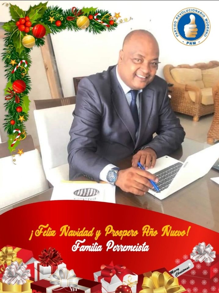 russoarias's tweet photo. En navidad y siempre el señor Jesucristo este en nuestros hogares,y nos traiga un venturoso y fructífero año nuevo,  son los más sinceros deseos para esta gran familia perremeista y el pueblo dominicano https://t.co/gO9MwIlyzF