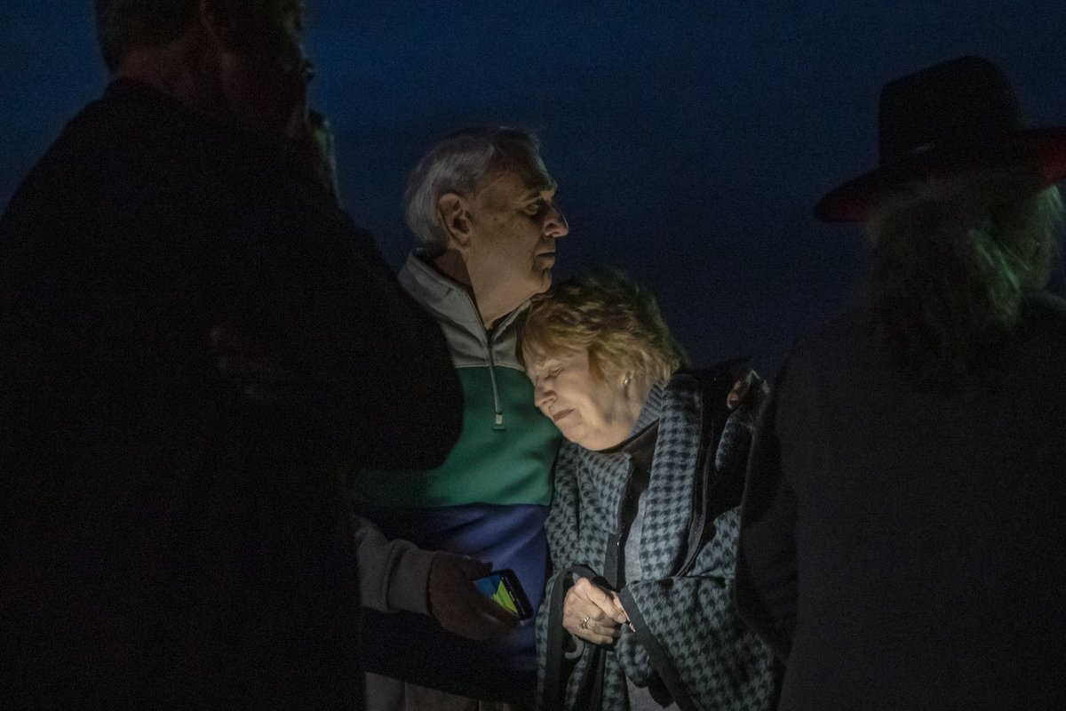 ryanhermens's tweet photo. With light from their cellphones, members of Mayfield's First Presbyterian and First Christian churches sang "Silent Night" during a joint Christmas Eve service in downtown Mayfield, Kentucky. @heraldleader https://t.co/LybNTY55qO