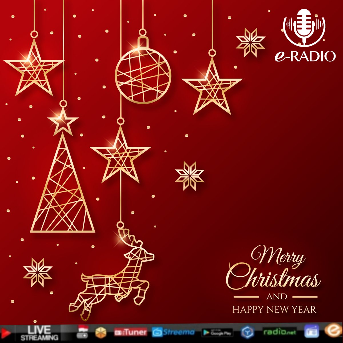 eradiostreaming's tweet photo. Selamat Hari Raya Natal untuk E-People yang merayakannya, Damai Natal selalu menyertai kita semua
. 
#eradiostreaming #radiostreaming #radiostreamingindonesia #radiodigital #radiodigitalindonesia #radioonline #radioonlineindonesia #natal2021 #merrychristmas https://t.co/ia2MwtmhIQ